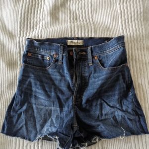 Madewell denim shorts with stretch size 27